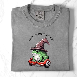 Rage Consumes Me Shirt, Frog Pond TShirt, Meme Frog Shirt, Vintage Style Unisex T-Shirt, frog meme Lover Gift, Funny Frog Retro Shirt