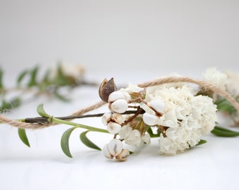 Vine Succulent Bridal Halo // Flower Crown // Succulent Crown