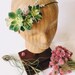 Succulent Bridal Halo // Succulent Crown // Flower Crown
