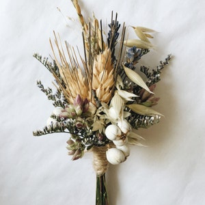 Prairie Romance Boutonniere // Wheat Boutonniere // Buttonhole image 4