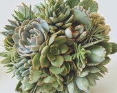 Succulent & Air Plant Bouquet // Bridal Bouquet