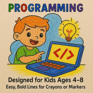 25 STEM Coloring Pages for Kids – Printable Coding & Computer Science ...