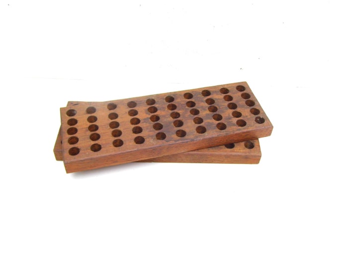 Vintage Wood Ammo Trays Wood Bullet Holder Trays Wood Etsy