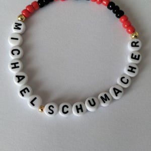 F1 Bracelet - Beaded Formula 1 Jewelry, Racing Bracelet, Custom Motorsport Accessories | Perfect F1 Fan Gift