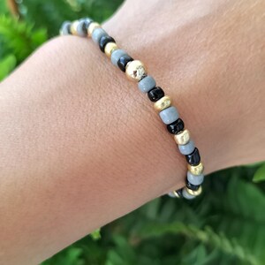 Pulseras de cuentas de colores, pulsera de cuentas con letras personalizadas, pulseras de la amistad con nombre personalizado, joyas hechas a mano para niños y mujeres.