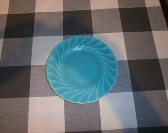 Vintage Poppytrail Aqua Plate