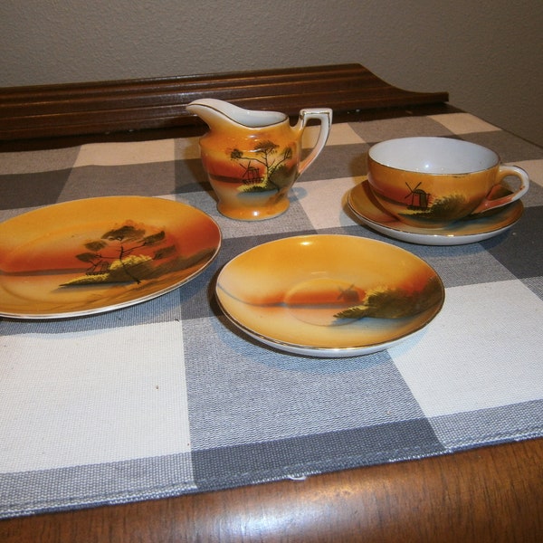 Vintage Childrens Tea Set Made in Japan Etsy
