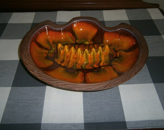 Vintage Treasure Craft Ashtray Etsy