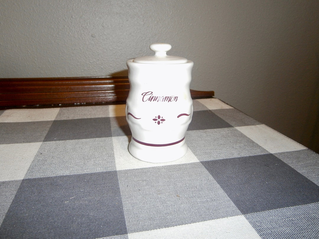 Longaberger Spice Jar Cinnamon Woven Traditions Etsy
