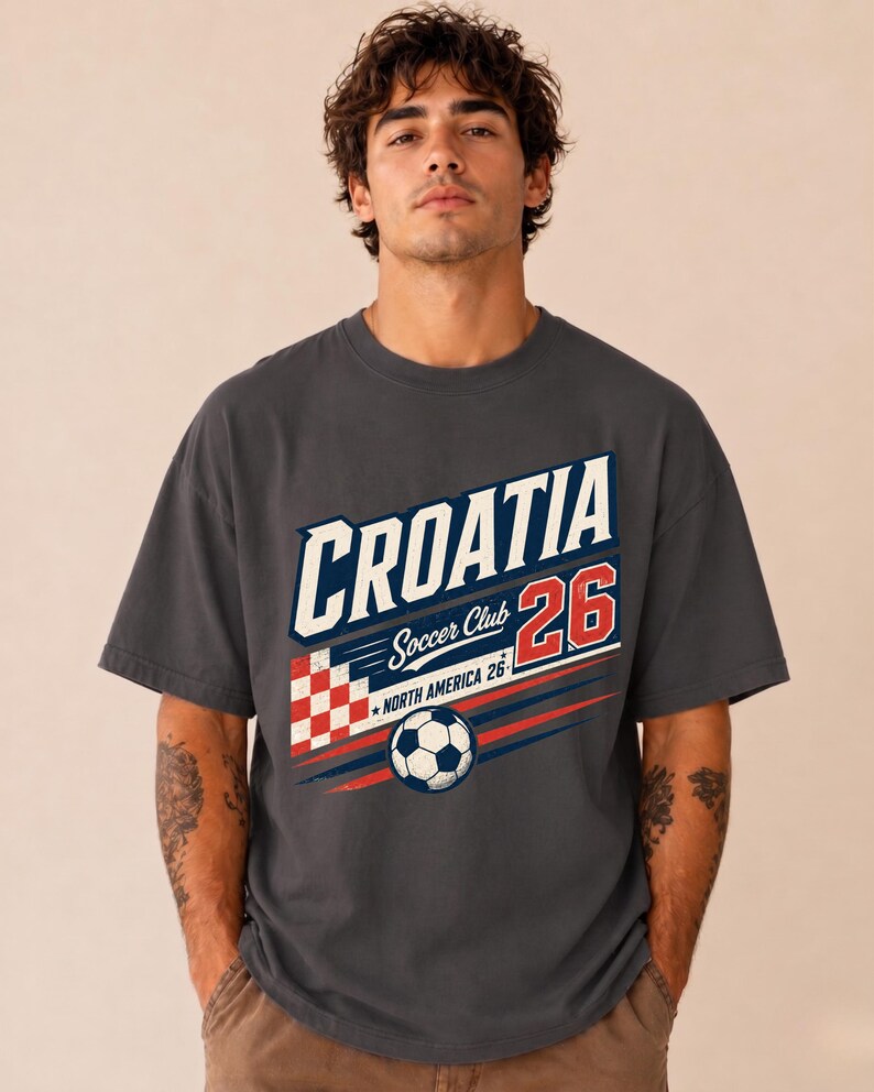 クロアチア代表サッカーシャツ：2026年ワールドカップファンTシャツ 画像 9