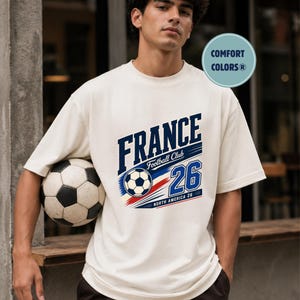 France Soccer Shirt: World Soccer Cup 2026 Fan Tee image 6