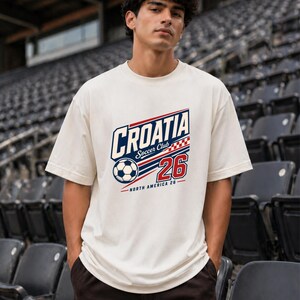 Croatia Soccer Shirt: 2026 Soccer Club Fan Tee Bild 14