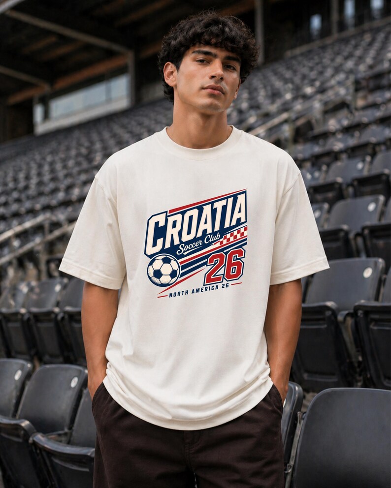 Croatia Soccer Shirt: 2026 Soccer Club Fan Tee Bild 14