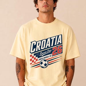 クロアチア代表サッカーシャツ：2026年ワールドカップファンTシャツ 画像 1
