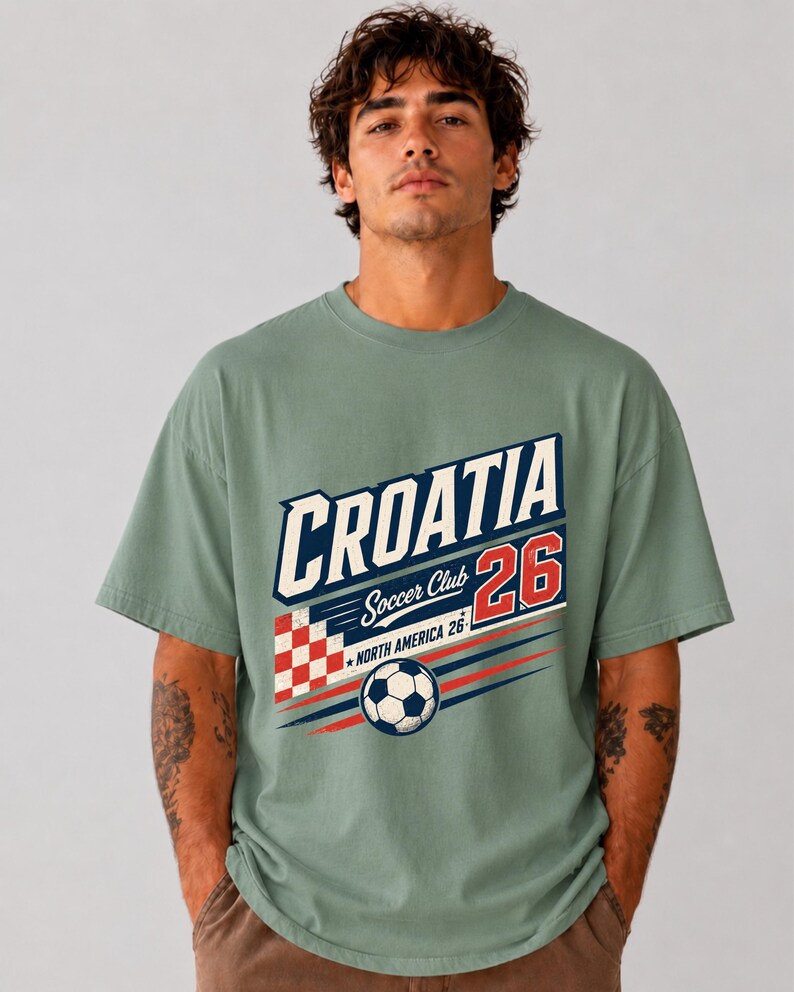 クロアチア代表サッカーシャツ：2026年ワールドカップファンTシャツ 画像 5