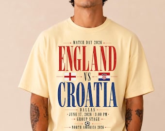 England vs Croatia Shirt: Match Day 2026 Tee