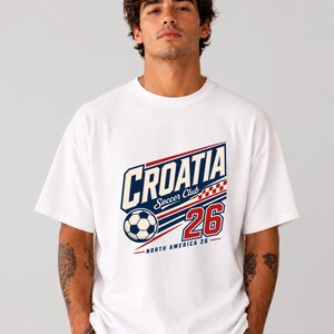 Croatia Soccer Shirt: 2026 Soccer Club Fan Tee Bild 3