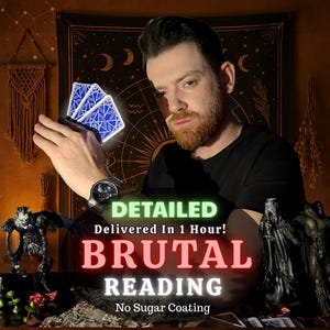 Brutal Tarot Reading | Brutally Honest Psychic Reading | No Sugar Coating | Detailed Brutal Reading Same Hour | Brutal Psychic Reading