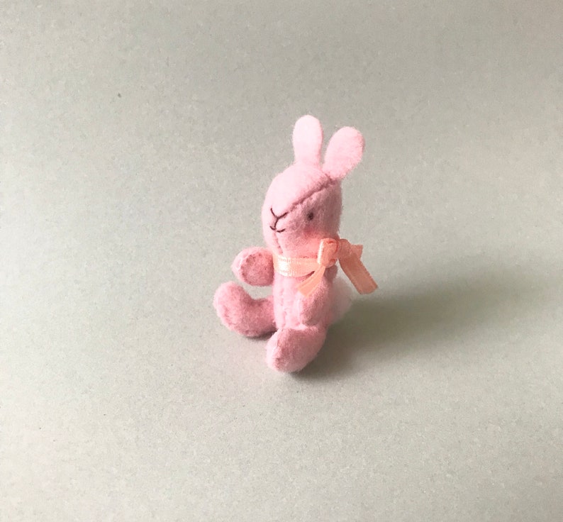 Handmade Miniature Felt Bunny image 4