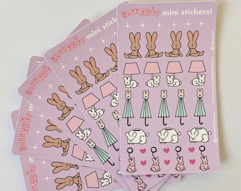 Bunnygirl Mini Stickers 3