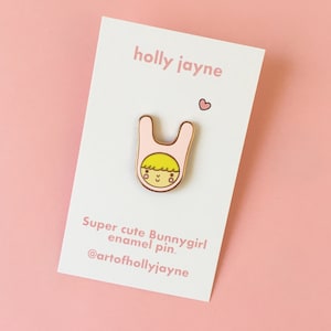 Bunnygirl Enamel Pin
