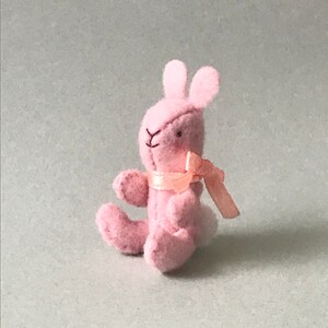 Handmade Miniature Felt Bunny image 5