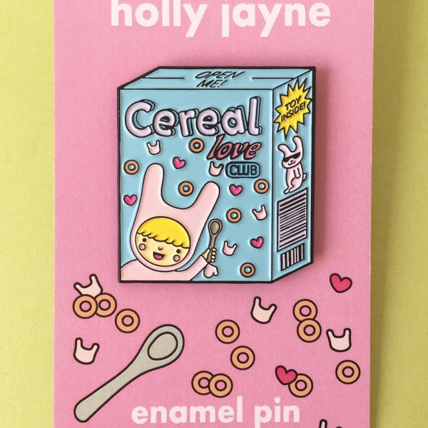 Cereal Love Club enamel pin