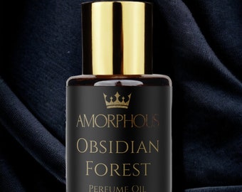 Obsidian Forest Perfume Oil | Dark Forest Fragrance