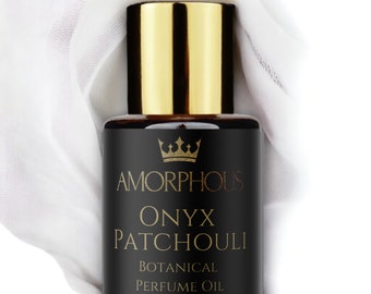 Onyx Patchouli Perfume Oil | Botanical Fragrance | Natural Perfume Oil | Dark Patchouli