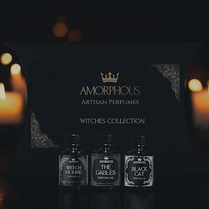 Witch Perfume Discovery Set | Witchy Fragrances Collection | Goth Perfume Oils