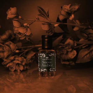 Gourmand Amber Perfume | Snow Amber Perfume Oil | Witchy Perfume