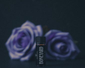 Graveyard Perfume, Deep Dark Petrichor Perfume Oil, Witchy Gothic Fragrance