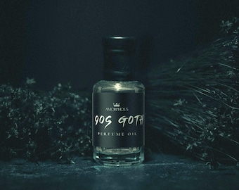 90s Goth Perfume Oil | Clove Smoke, Leather & Violet Musk | Goth Club Fragrance