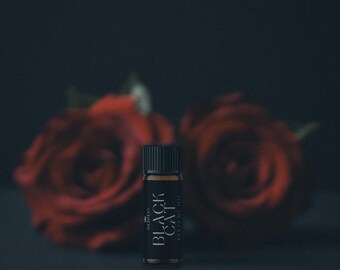 Black Cat Perfume, Gothic And Witchy Perfume Oil, Autumn Fragrance