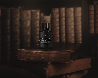 Occult Bookstore Perfume Oil: Woodsy Dark Academia Fragrance