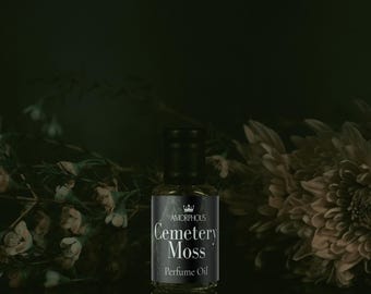Cemetery Moss Perfume | Dark Graveyard Perfume | Gothic Witchy Perfume Oil