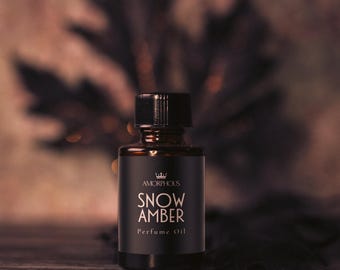 Snow Amber Perfume Oil | Patchouli And Amber Fragrance