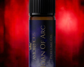 Joan Of Arc Perfume Oil | Dark Leather And Florals Perfume | Gothic Perfume Oil