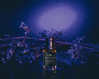 Autumn in Salem Perfume – Spiced Woods & Smoke | Witchy Fall Perfume Oil | Gothic Fragrance