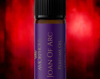 Joan Of Arc Perfume Oil | Dark Leather And Florals Perfume | Gothic Perfume Oil