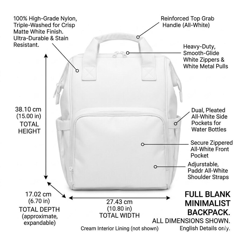 Duck Patchwork Pattern Multifunctional Diaper Backpack | Patch Plaid Arrow Print image 10