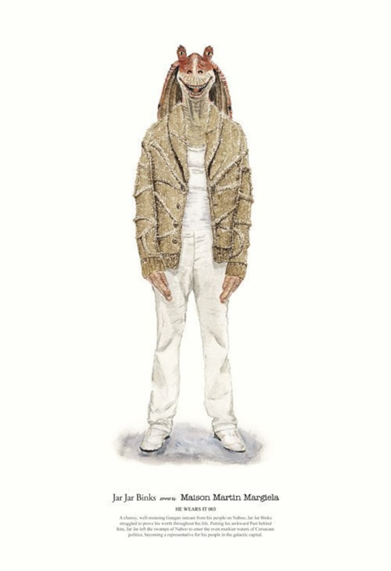 He Wears It 003 Jar Jar Binks wears Maison Martin Margiela image 2