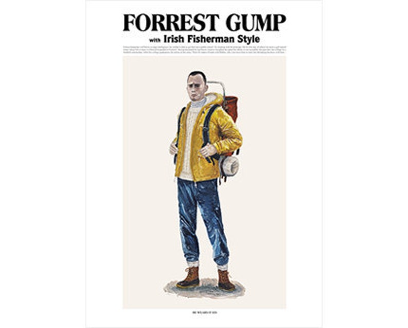 He Wears It 020 Forrest Gump with Irish Fisherman Style image 1