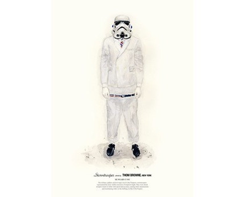 He Wears It 002 Stormtrooper wears THOM BROWNE. New York image 1