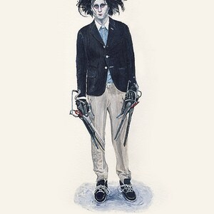 He Wears It 018 edward SCISSORHANDS wears Band of Outsiders image 2