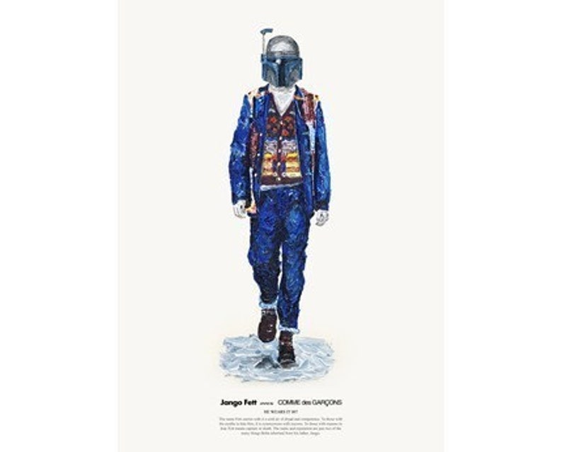 He Wears It 007 Jango Fett wears COMME des GARCONS image 1