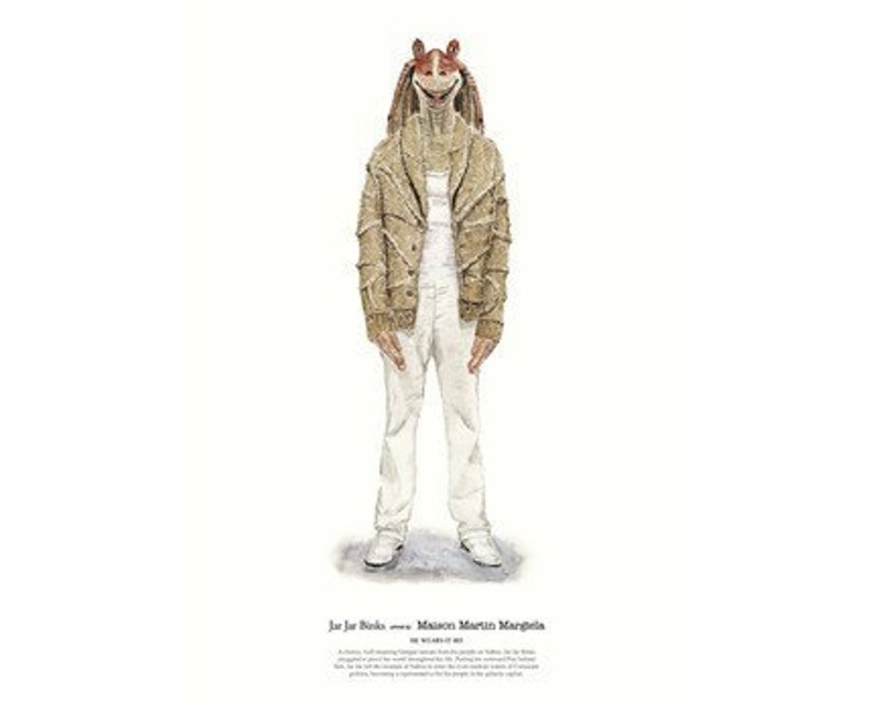 He Wears It 003 Jar Jar Binks wears Maison Martin Margiela image 1