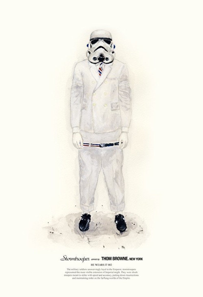 He Wears It 002 Stormtrooper wears THOM BROWNE. New York image 2