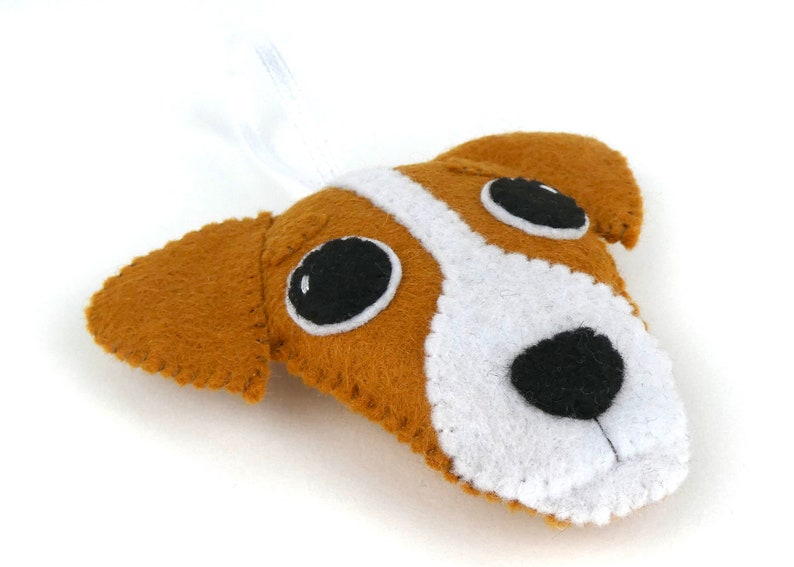 Jack Russell Felt Dog Ornament / Decoration Etsy UK