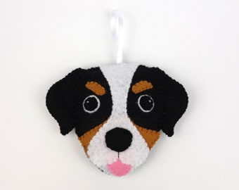 Felt Dog Ornament - Bernese Mountain Dog